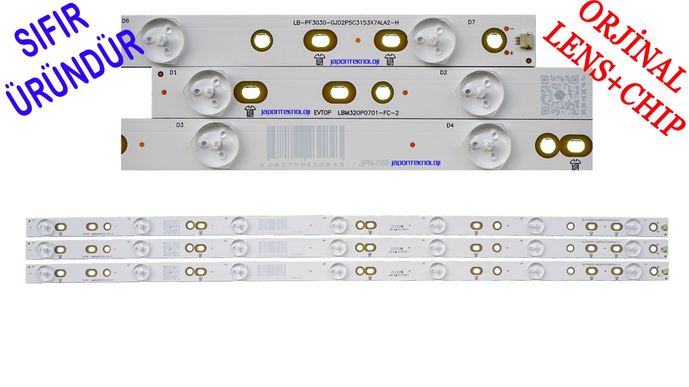 PHILIPS,%2032PFS4132/12,%2032PHK4309/12,%2032PFK4309,%2032PFK4100,%2032PFK4101,%2032PFK5300%20LED%20BAR,%20BACKLIGHT,%20PANEL%20LEDLERİPHILIPS%20EVERTOP%20LBM320P0701-FC-2,