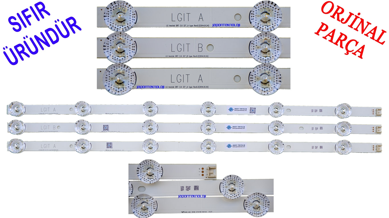 LG%20Innotek%20DRT%203.0%2032’’%206920l-0418d%20,%206920l-0419d%20LB%20SERİSİ%20SIFIR%20ORJINAL%20LED%20BAR%20TAKIMI%203%20ADET