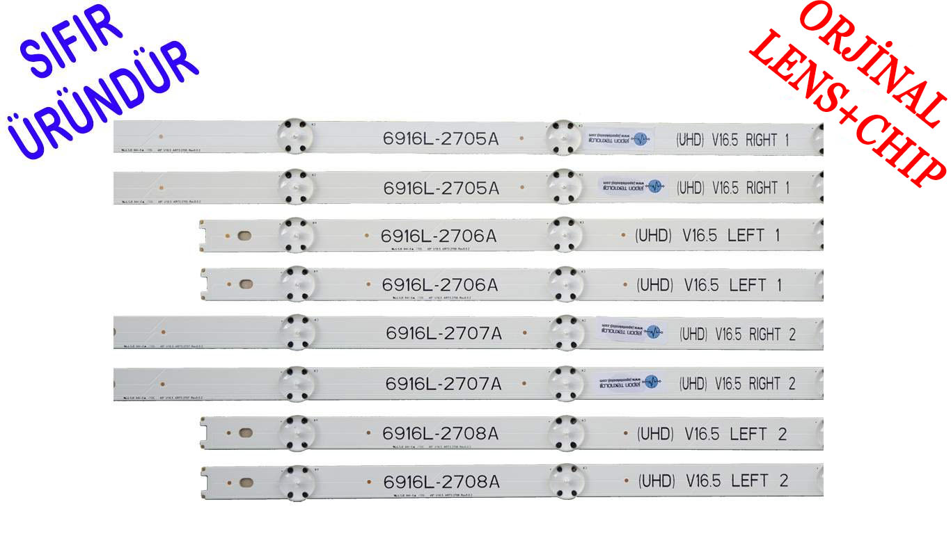 LG,%2049UH610V,%2049UH603V,%2049LH590V,%20LED%20BAR,%20BACKLIGHT,%206916L-2708A,%206916L-2707A,%206916L-2706A,%206916L-2705A,%2049%20V16.5%20SIFIR%20LED%20BAR%20PANEL%20LEDLERİ