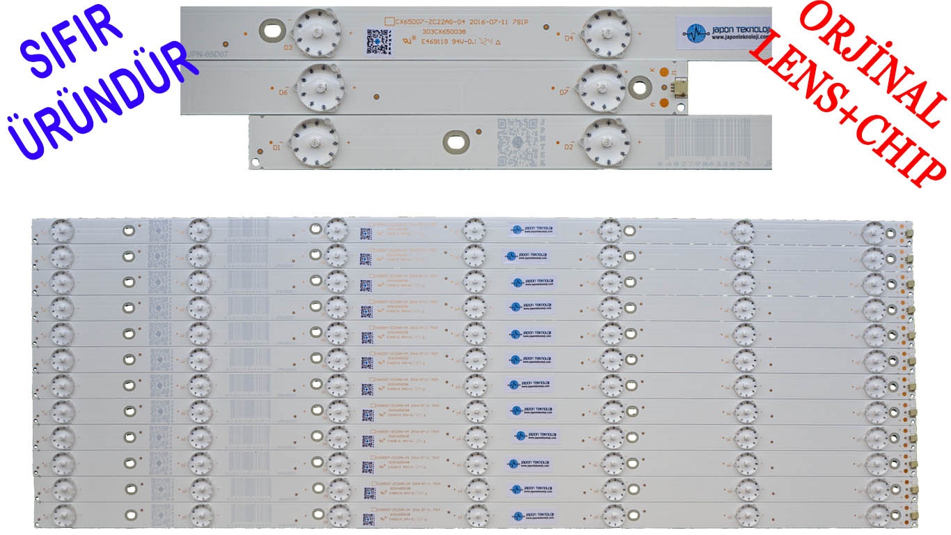 PROFİLO%2065PA500T,%2065PA505T,%2065PA505E,%20LED%20BAR%20BACKLIGHT,%20CX65D07-ZC22AG-04%207S1P,%20303CX650038%20-%20150-155/5.8-6.0,%20SN065LDUCV6488H-Y-2H%20LED%20BAR,%20AXEN%20AX65LEDE88/0227%20LED%20BAR,%20SANYO%20LE165S1UHD%20LED%20BAR,