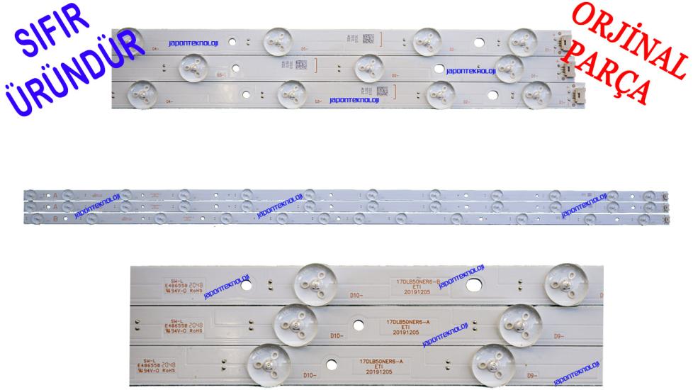 REGAL, 50R754U, LED BAR, 17DLB50NER6-A, 17DLB50NER6-B, 30105571, 30105572,  JVC LT-50VU3000