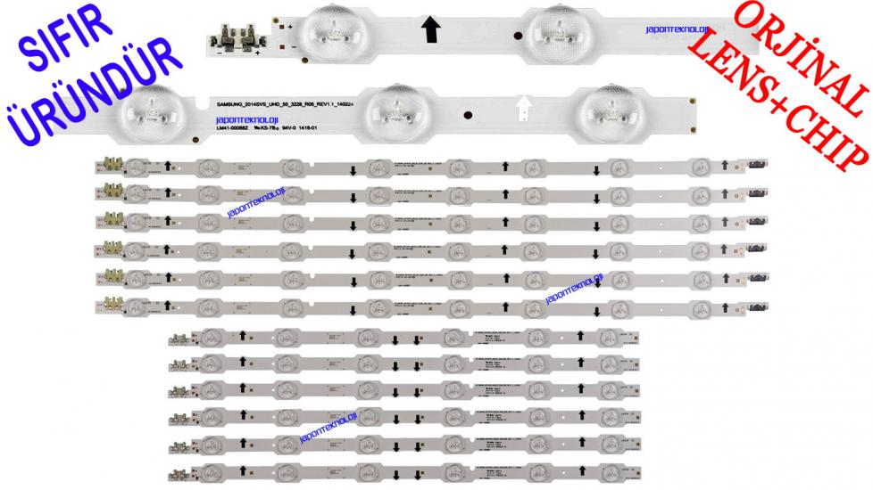 SAMSUNG, UE50HU6900S LED BAR, 2014SVS_UHD_50_3228 LM41-00088, BN96-32179A, BN96-32178A LED BAR PANEL LEDİ