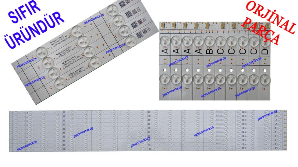 VESTEL, 55U9630, 55UA9090, LED BAR, JL.D550K1330-078AS-M_V05, JL.D550K1330-078BS-M_V05, JL.D550A1330-078DS-M_V05, 45