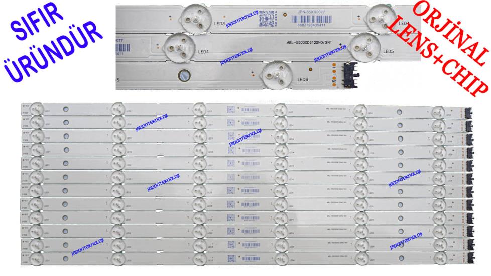 SONY, KD-55XH9096, KD-55XH9077, LED BAR, BACKLIGHT, KD-55XH9077, MBL-55030D612SN0/SN1, XBR-55X900H, XBR-55X90CH