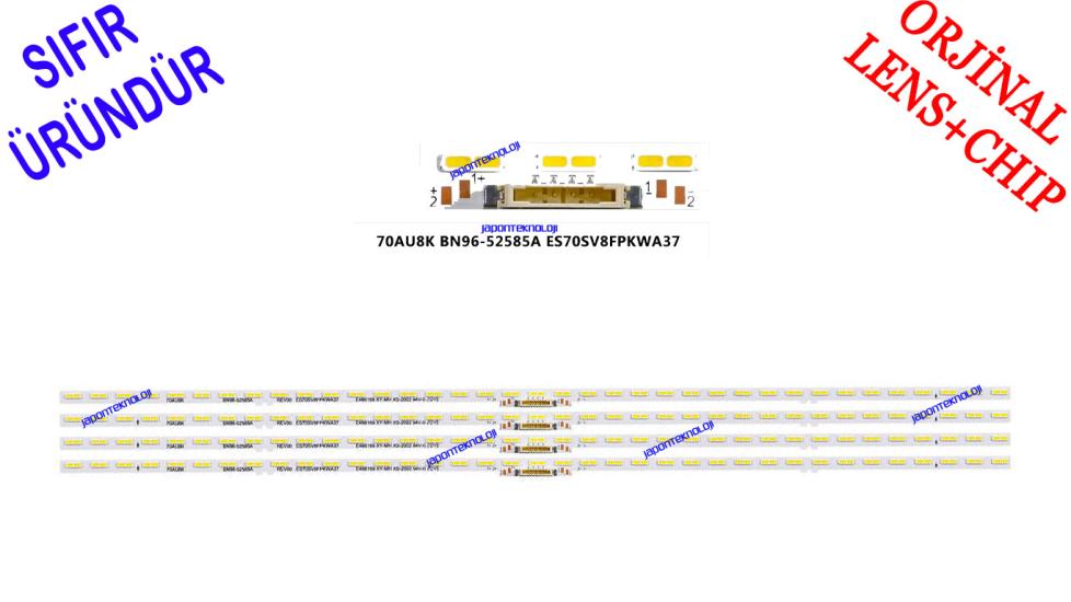 SAMSUNG, UE70BU8000UXTK, BN96-52585A, 70AU8K, ES70SV8FPKWA37, LED BAR, BACKLIGHT, PANEL LEDLERİ